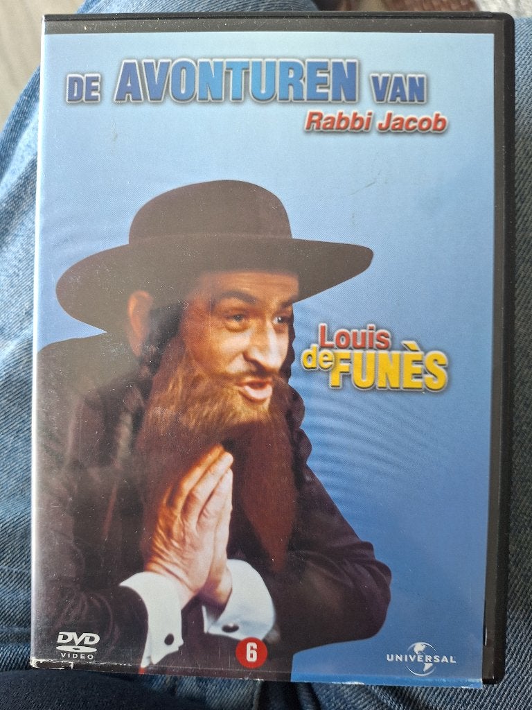 Rabbi Jacob, Louis de Funès, dvd, ndl ondertiteld, Cd's en Dvd's, Ophalen of Verzenden, Gebruikt