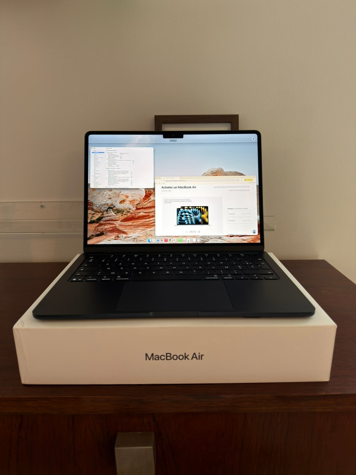 Apple MacBook Air M4 13’’ 256 Gb 16 Go, 256 GB, 13 pouces, Comme neuf, Enlèvement
