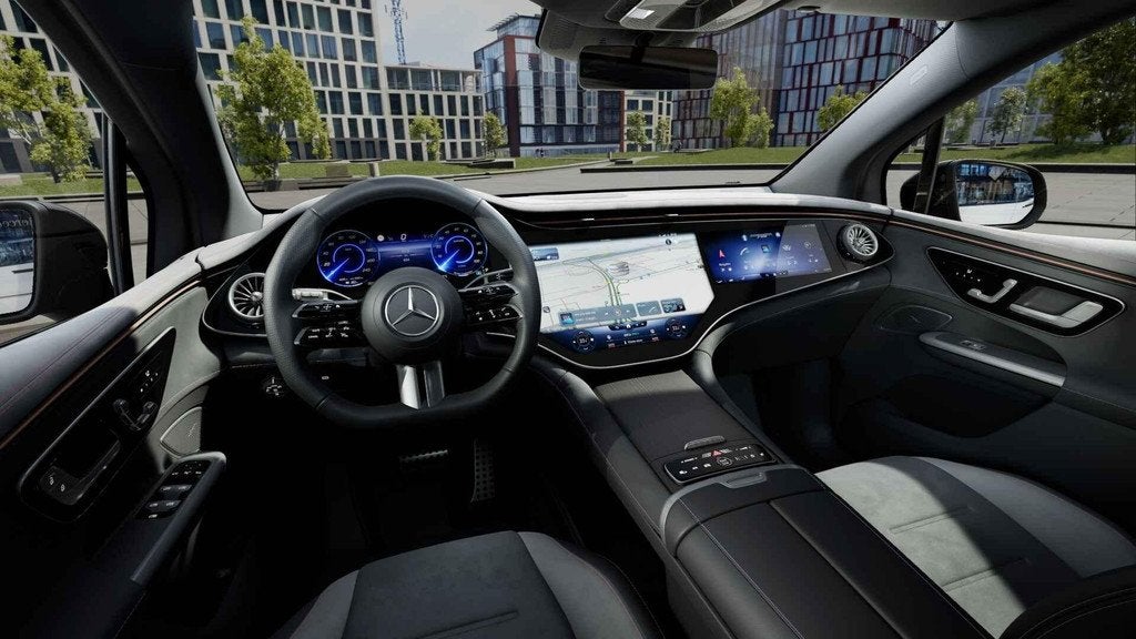 Mercedes-Benz EQE-Klasse 300 SUV AMG Line | Panoramisch Dak, Auto's, Automaat, Gebruikt, 750 kg, 96 kWh