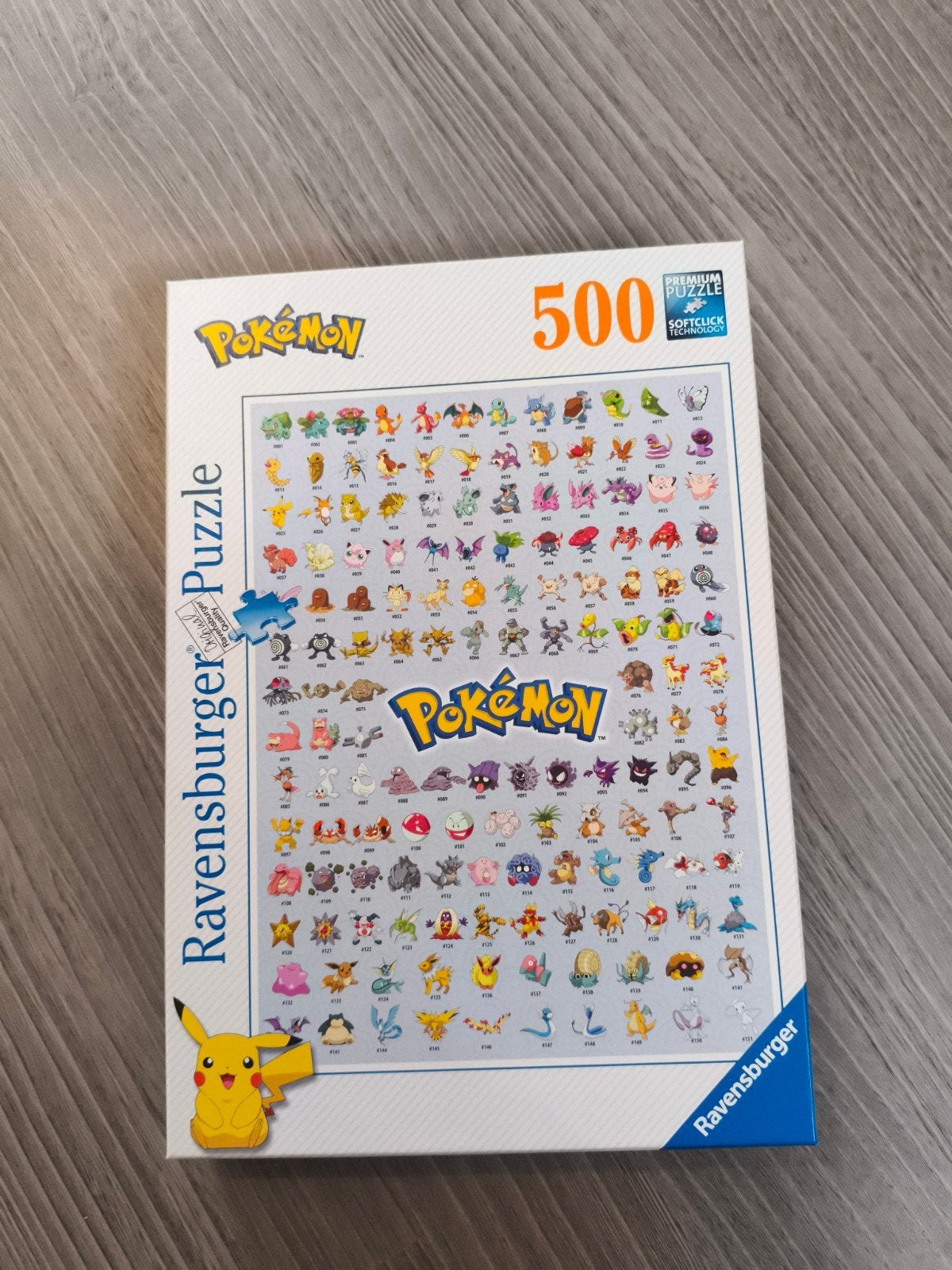 Pokémon puzzel - Ravensburger, Hobby en Vrije tijd, Ophalen of Verzenden, 500 t/m 1500 stukjes, Gebruikt, Legpuzzel