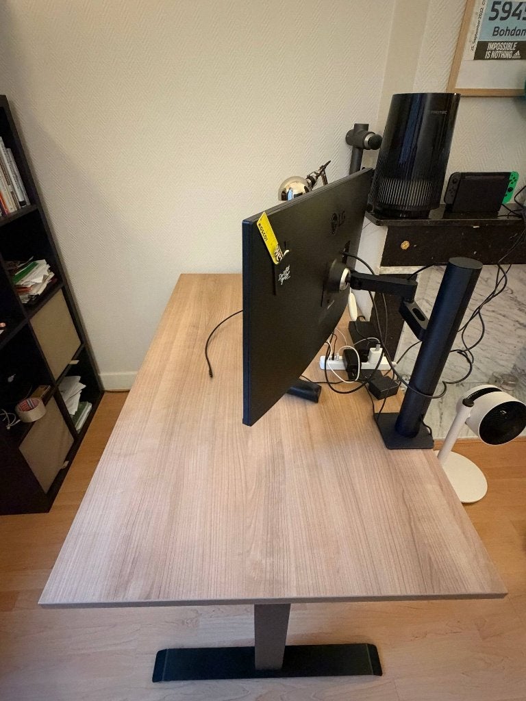 Electric sit-stand desk Fuse 140x80 / Bureau assis-debout, Maison & Meubles, Autres marques, Bureau assis-debout, Enlèvement, Utilisé