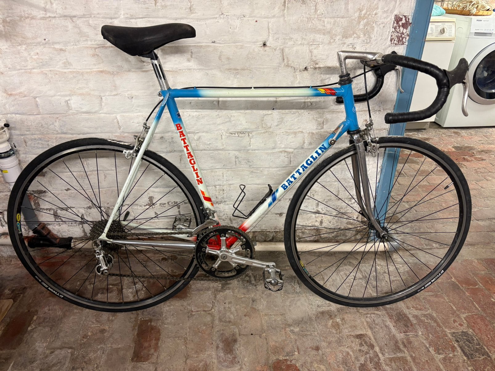 Retro koersfiets Battaglin, Ophalen, Gebruikt