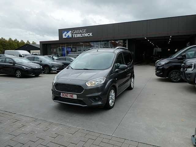 Ford Tourneo Courier 1.0 i benzine 100pk Limited Luxe, Autos, Argent ou Gris, Achat, Euro 6, Entreprise