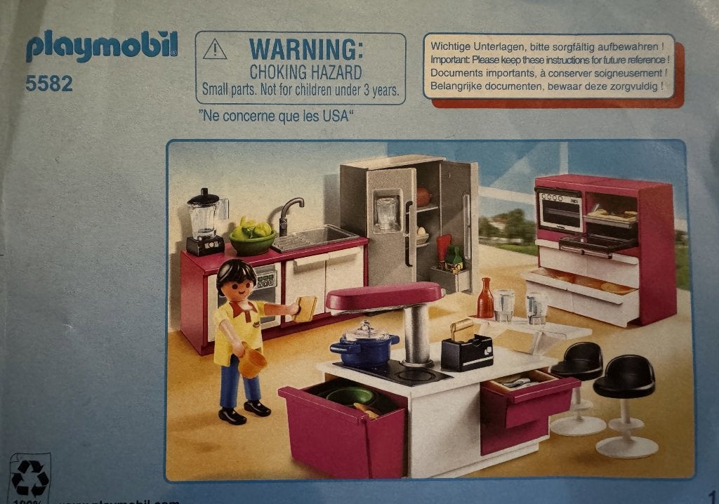 Playmobil keuken, Kinderen en Baby's, Speelgoed | Playmobil, Ophalen of Verzenden, Zo goed als nieuw