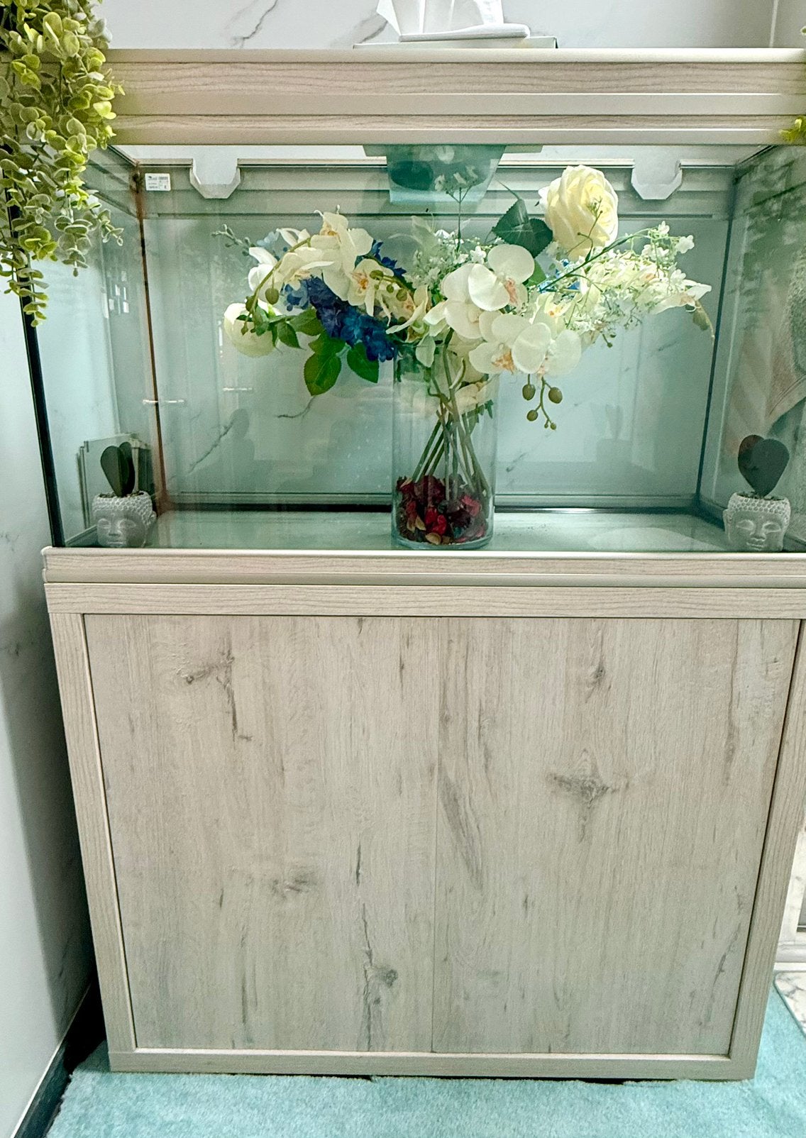 Aquarium avec meuble (110x35x180 ) 270litres, Animaux & Accessoires, Poissons | Aquariums & Accessoires, Enlèvement ou Envoi, Pompe