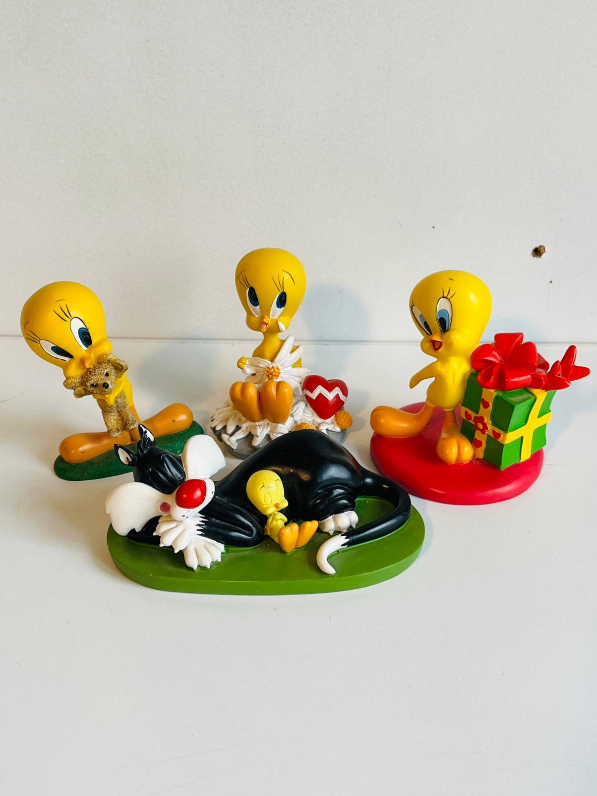 Lot 4 Figurines en Résine Titi et Grosminet - Parfait État, Collections, Enlèvement ou Envoi, Comme neuf