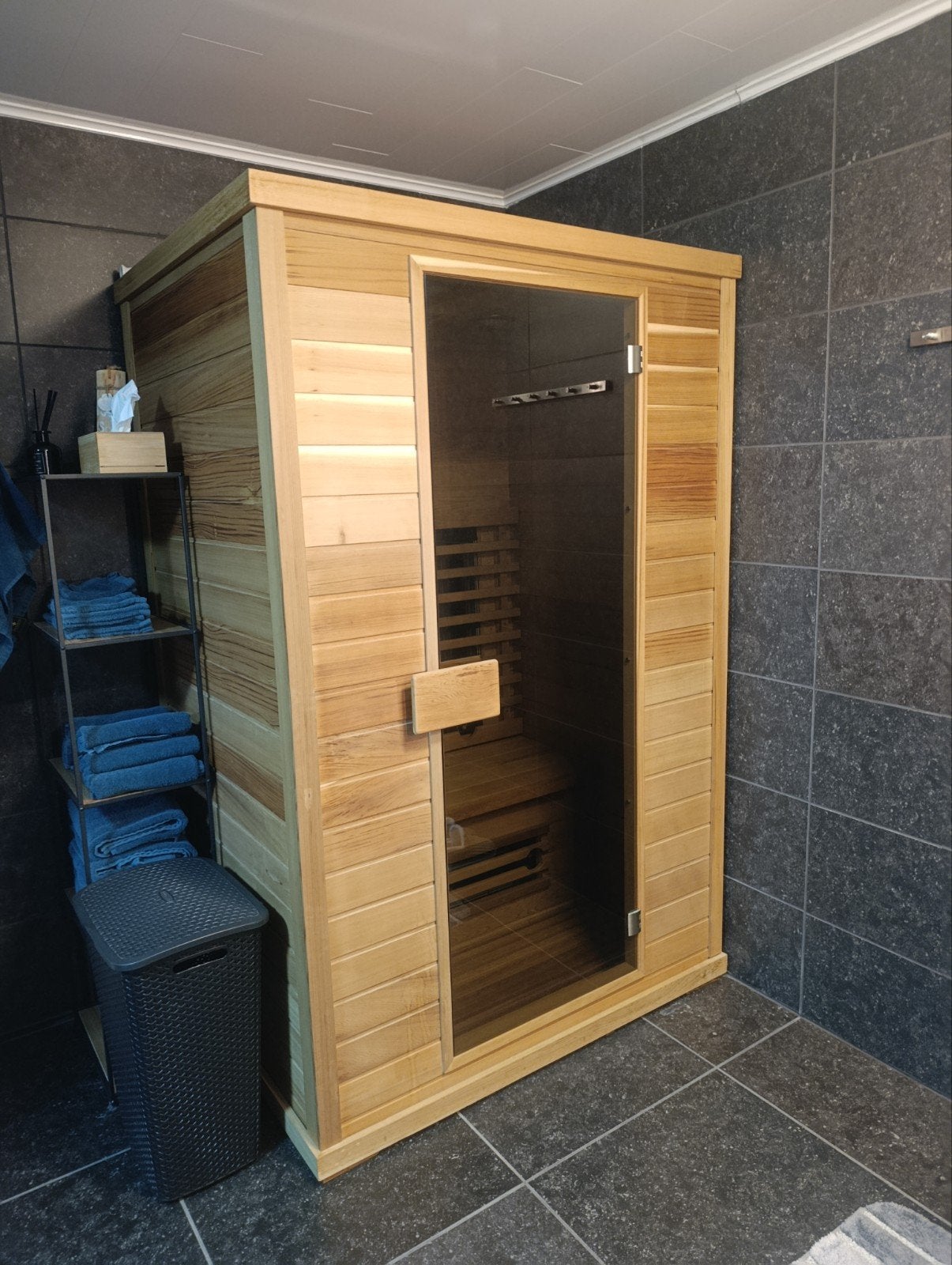 infraroodsauna, Sport en Fitness, Ophalen, Zo goed als nieuw, Infrarood, Complete sauna