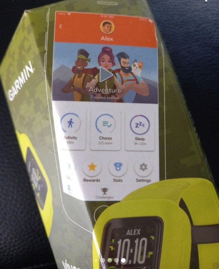 Garmin sporthorloge, Handtassen en Accessoires, Ophalen, Gebruikt, Groen, Garmin
