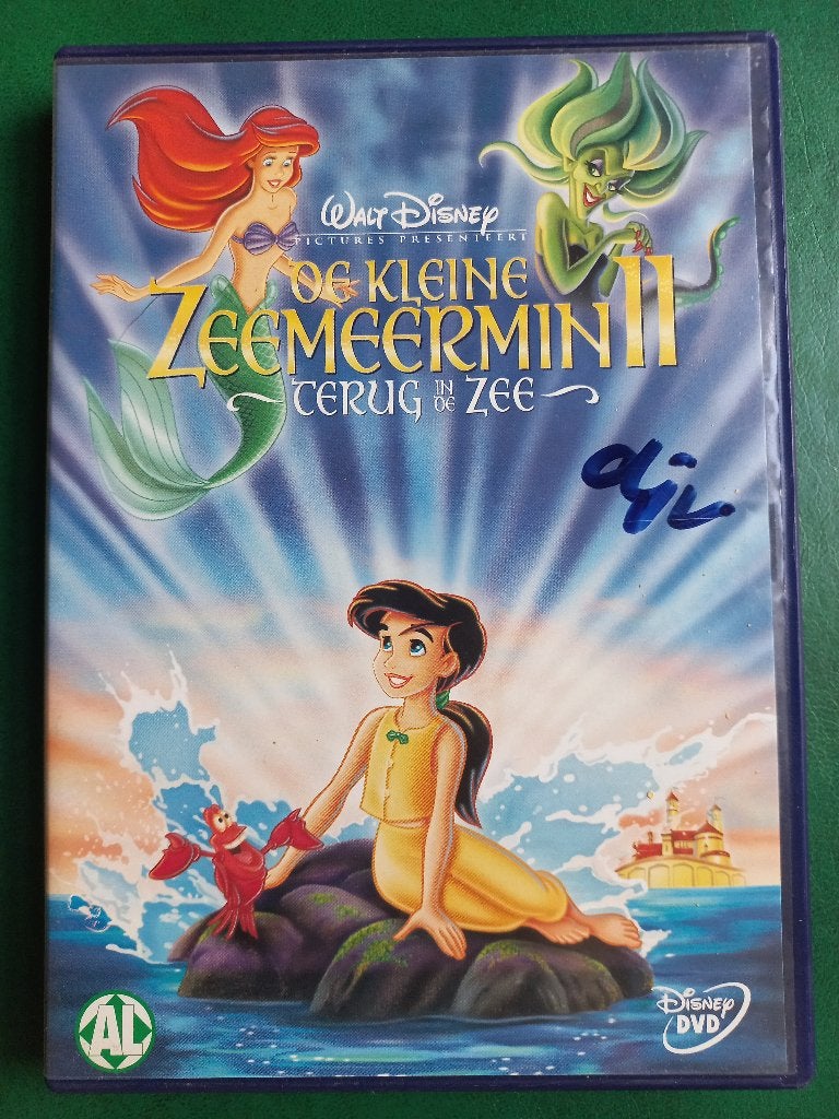 De Kleine Zeemeermin II: Terug in de zee (2000) DISNEY, Tekenfilm, Nederlands, Ophalen of Verzenden, Zo goed als nieuw