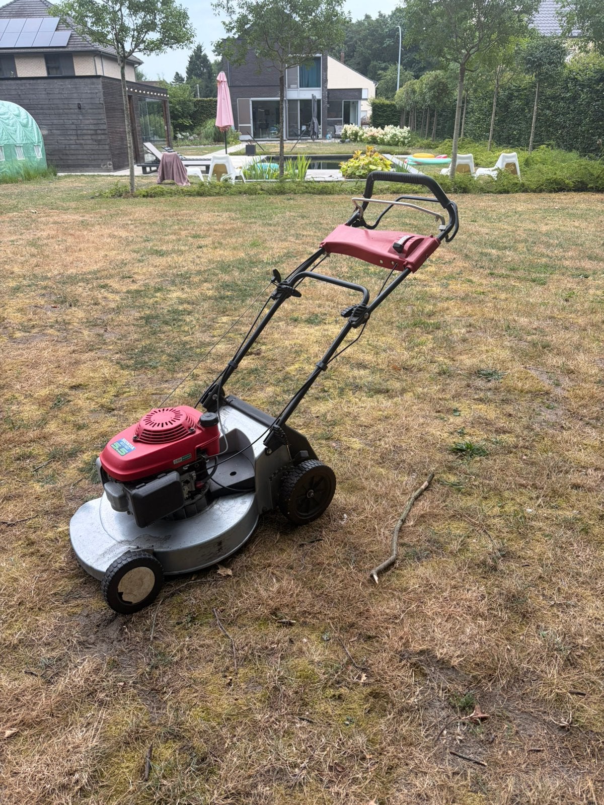 Grasmaaier hondz 5.5, Tuin en Terras, Ophalen, Zo goed als nieuw, Opvangbak