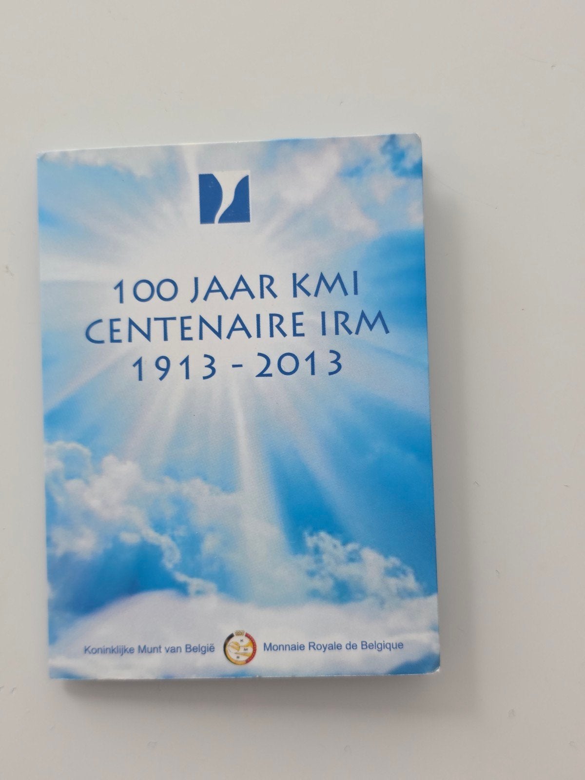 Belgique 2€ Coincard BU 2013 – 100 ans IRM – 5.000 ex., Ophalen of Verzenden, België, 2 euro