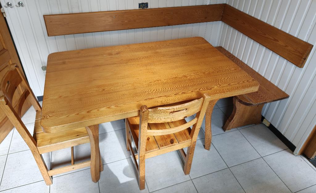 Grenen hoeksalon / eethoek, Ophalen