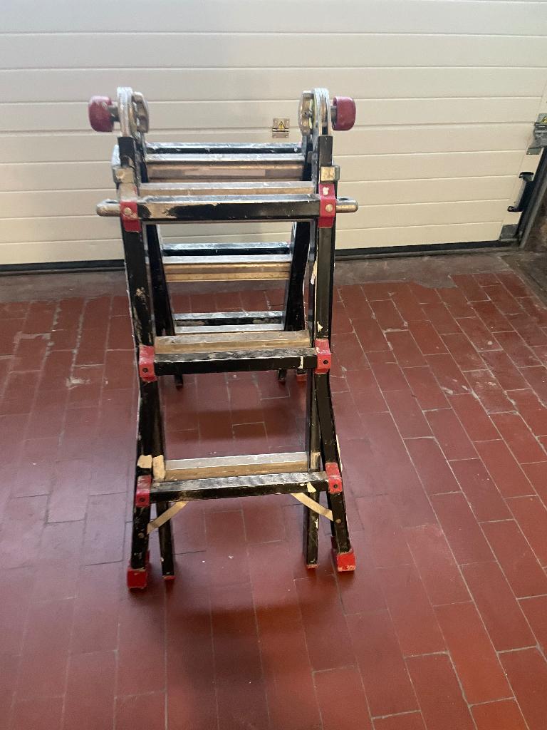 Ladder, Doe-het-zelf en Bouw, Ladders en Trappen, Ophalen of Verzenden, Zo goed als nieuw, Ladder