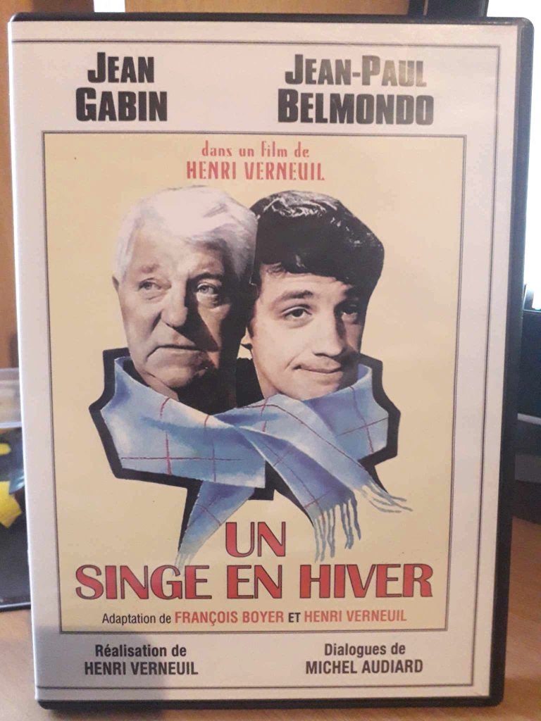DVD Un singe en hiver / Gabin - Belmondo, Cd's en Dvd's, Dvd's | Klassiekers, Zo goed als nieuw, Komedie, Ophalen