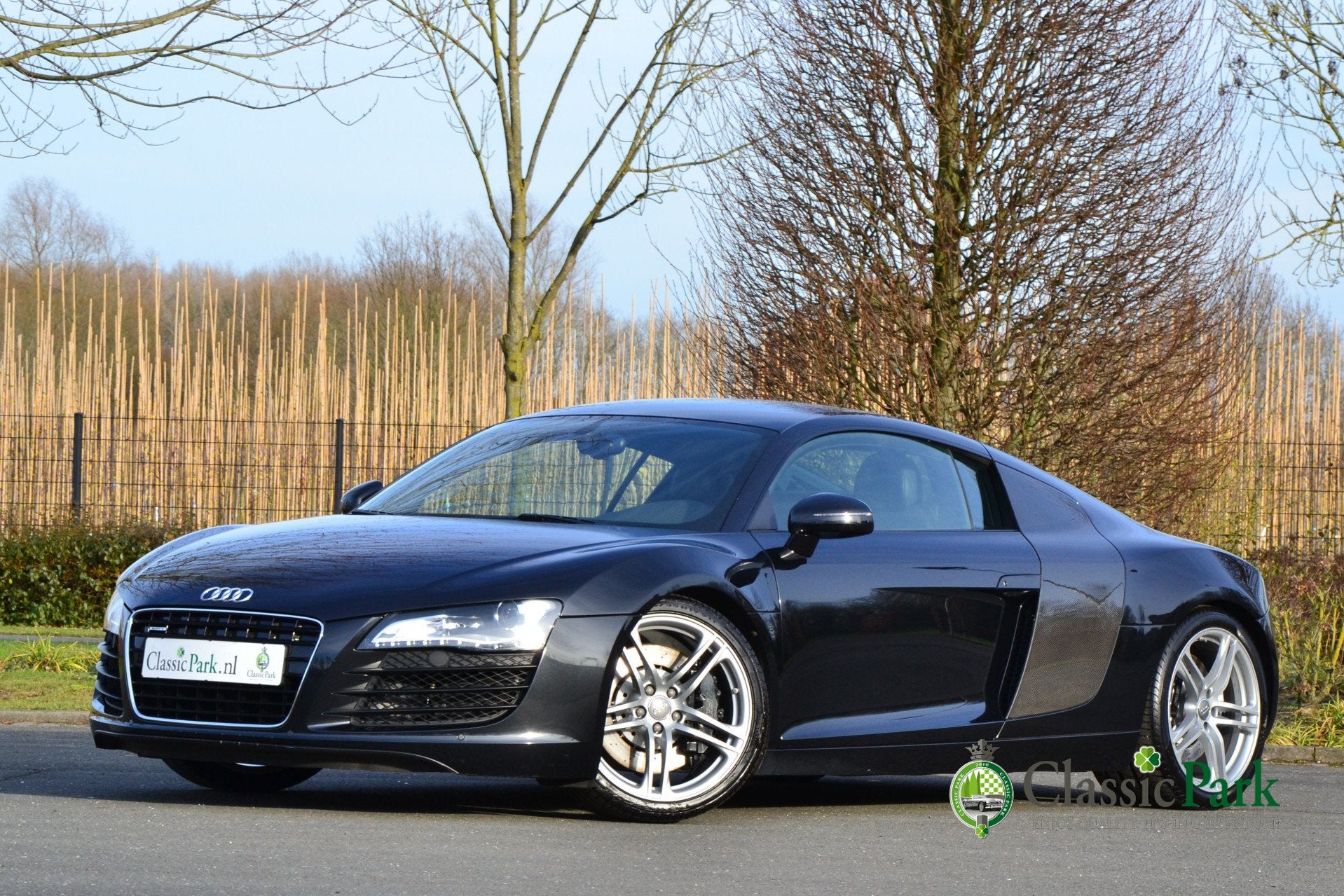 Audi R8 4.2 V8 FSI (bj 2008, automaat), Auto's, Audi, Automaat, Automatische klimaatregeling, Zwart, Leder