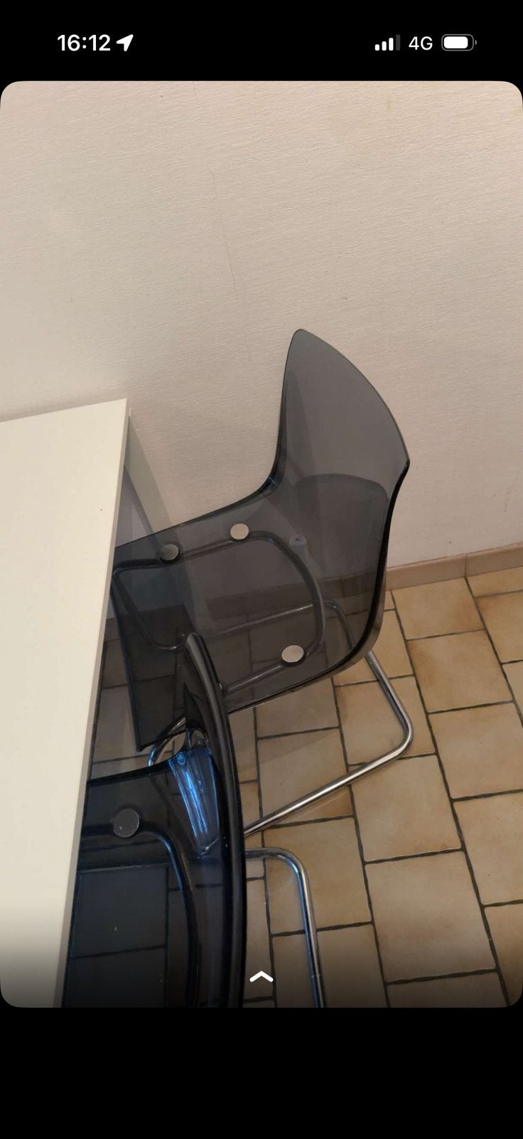 4 chaises noir, Maison & Meubles, Enlèvement, Utilisé, Noir