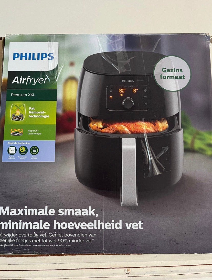 Philips Airfryer XXL Premium (HD9860, Ophalen of Verzenden, Zo goed als nieuw, Airfryer