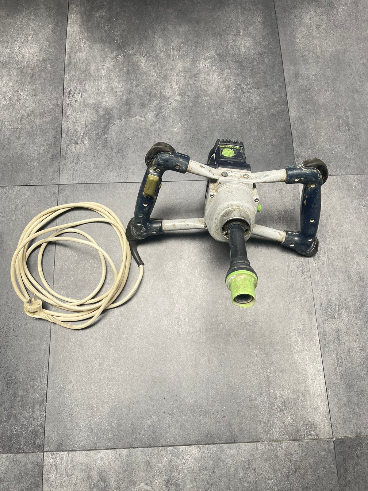 FESTOOL mengkraan, Ophalen, Gebruikt
