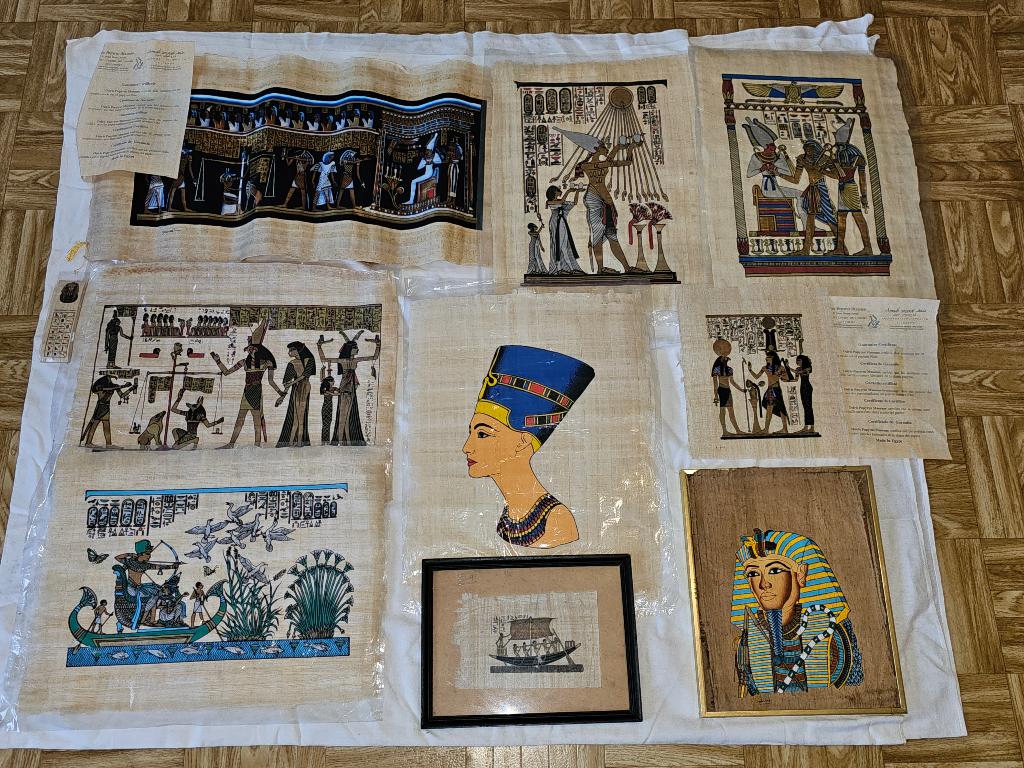Diverse papyrus met certificaat, Ophalen