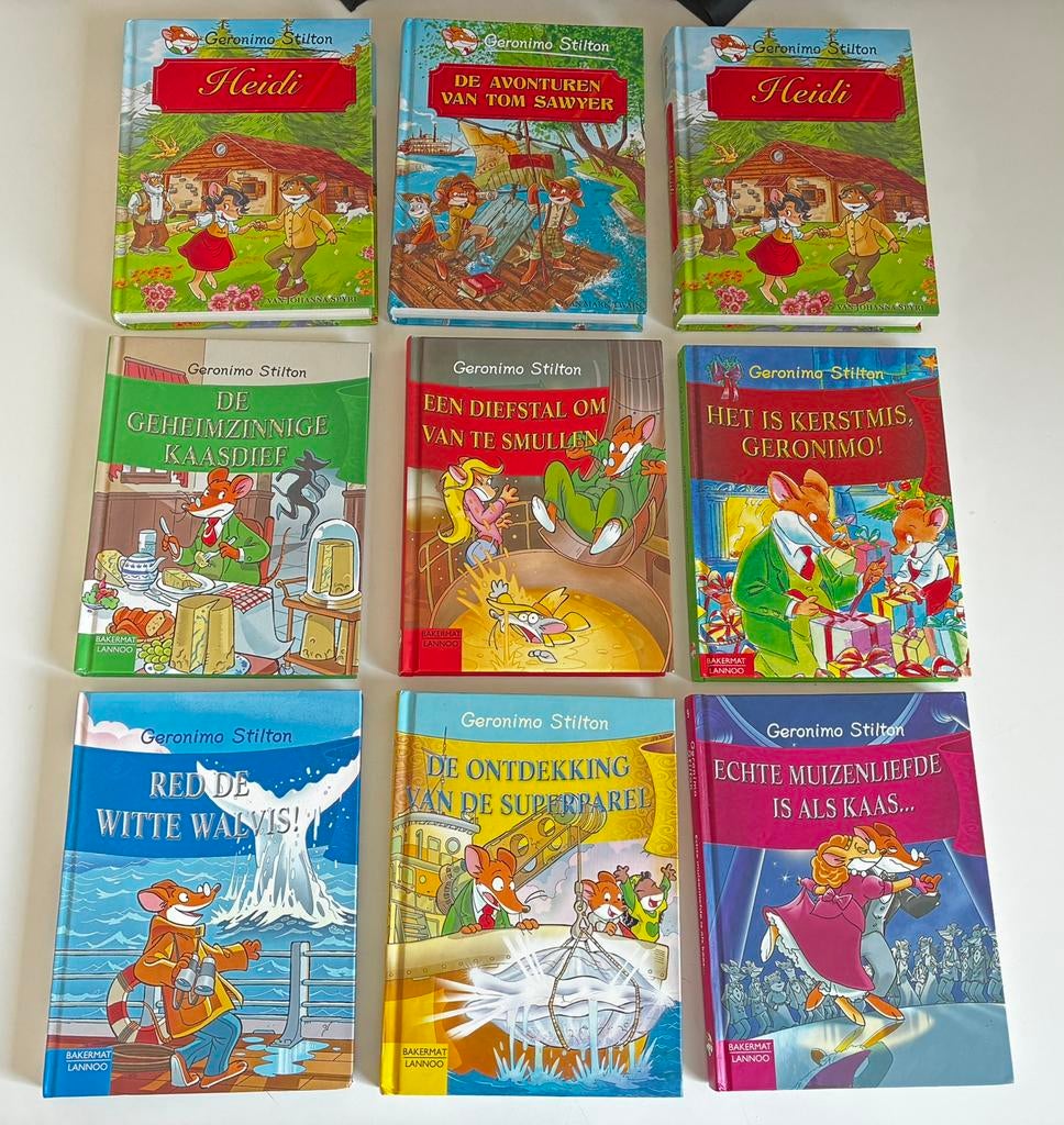 Pakket van 9 Geronimo Stilton boeken, Boeken, Ophalen, Zo goed als nieuw