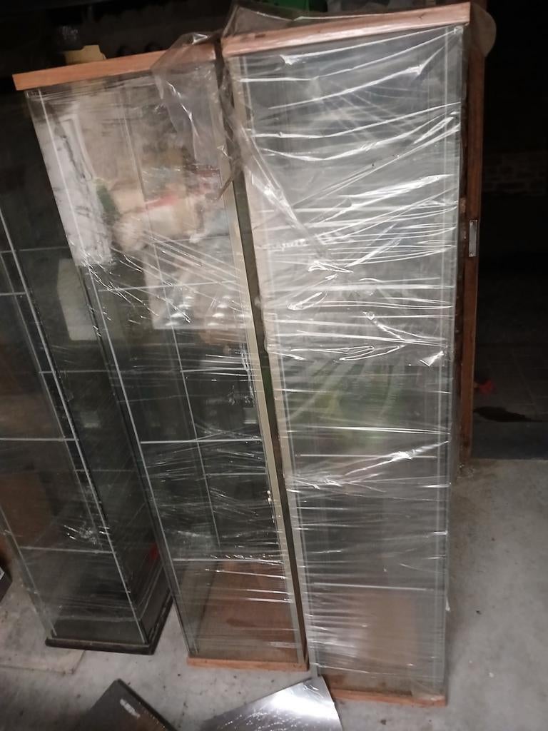 3 Vitrines Ikea Detolf, Huis en Inrichting, Ophalen
