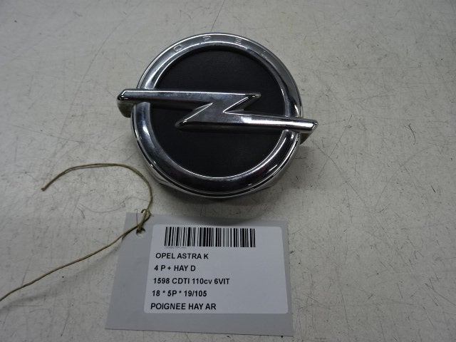 POIGNEE COFFRE / HAYON ARRIERE Opel Astra K, Autos : Pièces & Accessoires, Opel, Opel Automobile GmbH, Utilisé, Kontakt-opel@opel.com