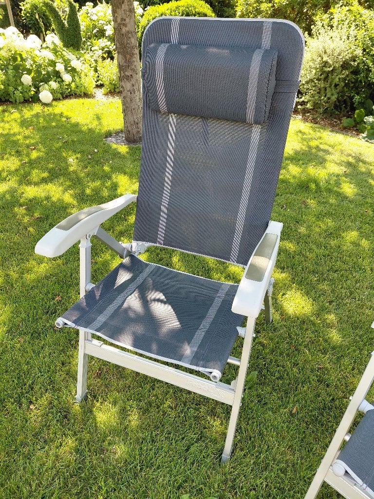 Set van 2 Camping klapstoelen, Caravanes & Camping, Meubles de camping, Enlèvement, Utilisé, Chaise de camping