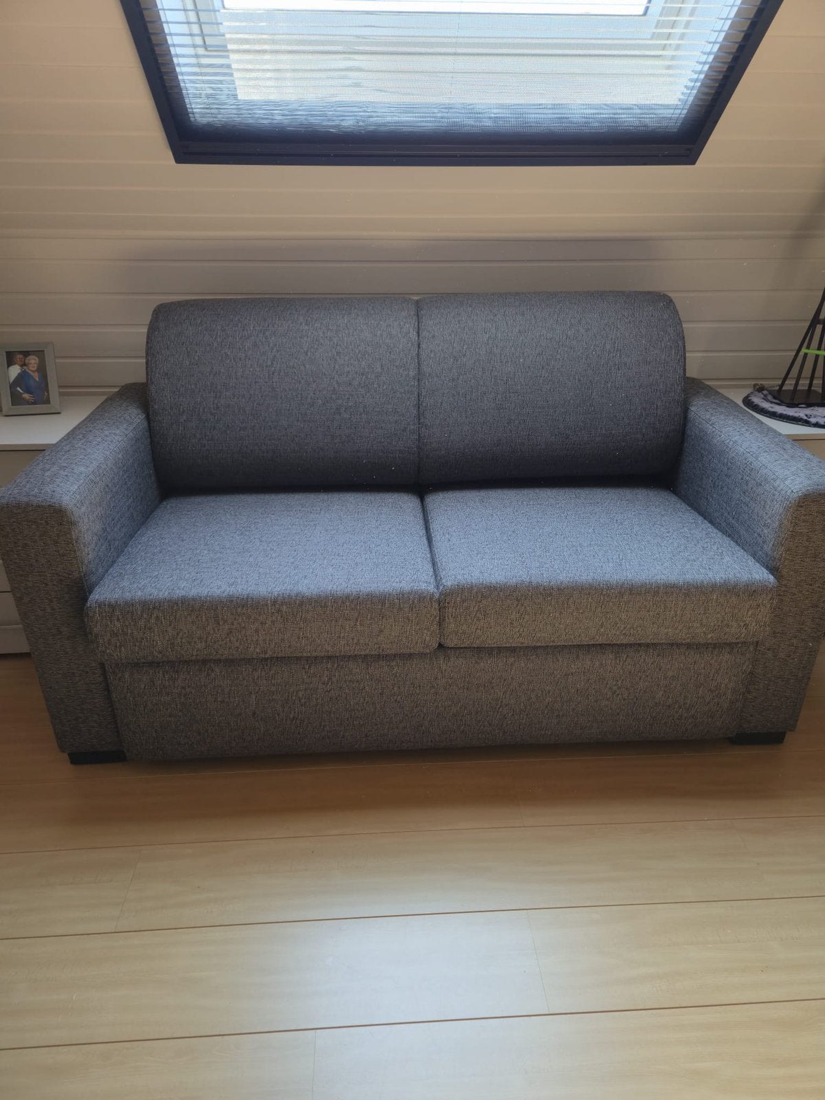 Zetelbed, 90 cm, Comme neuf, Brun, Enlèvement
