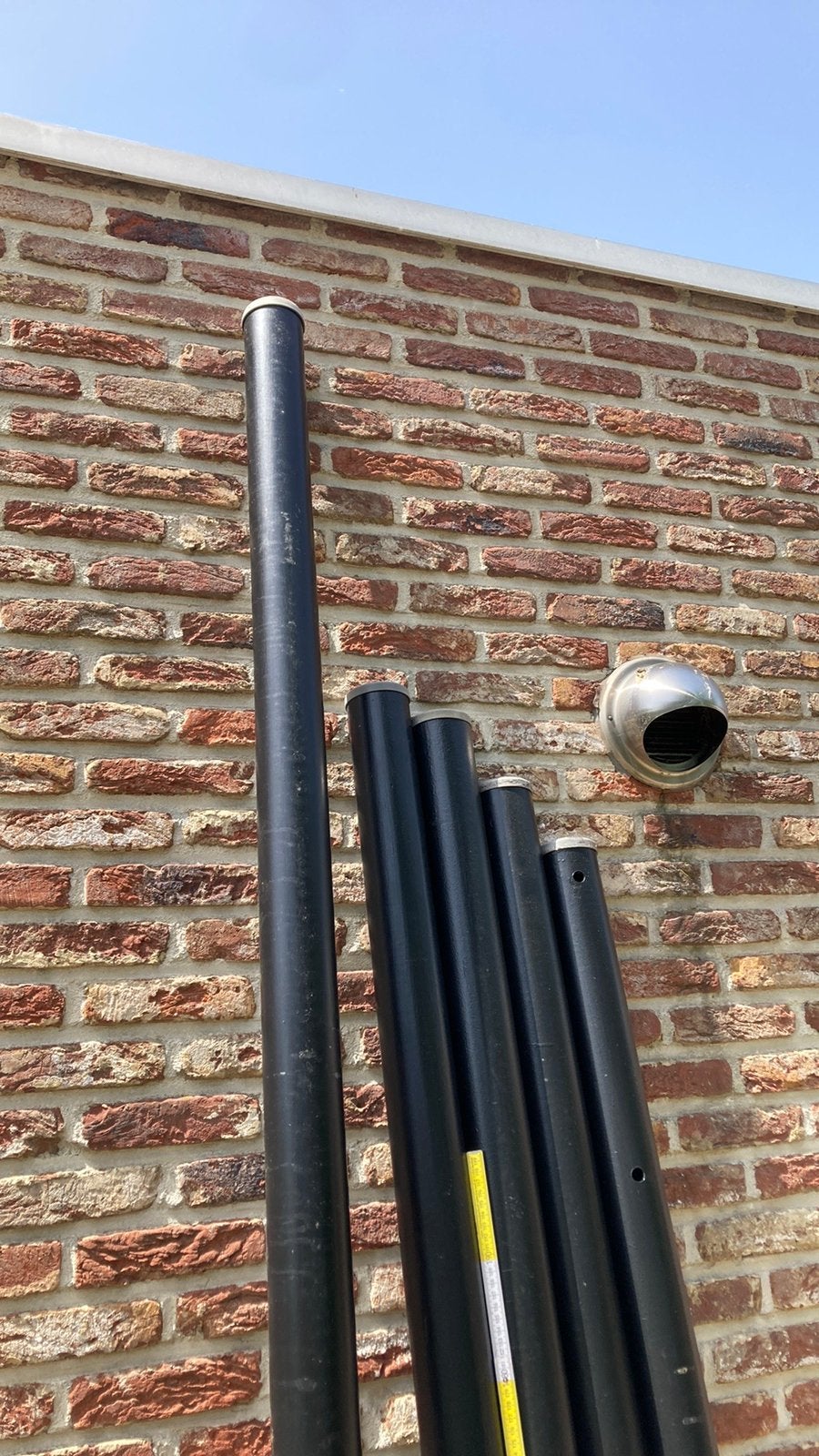 Palen afsluiting omheining, Ophalen, Zo goed als nieuw, 180 tot 250 cm, Palen