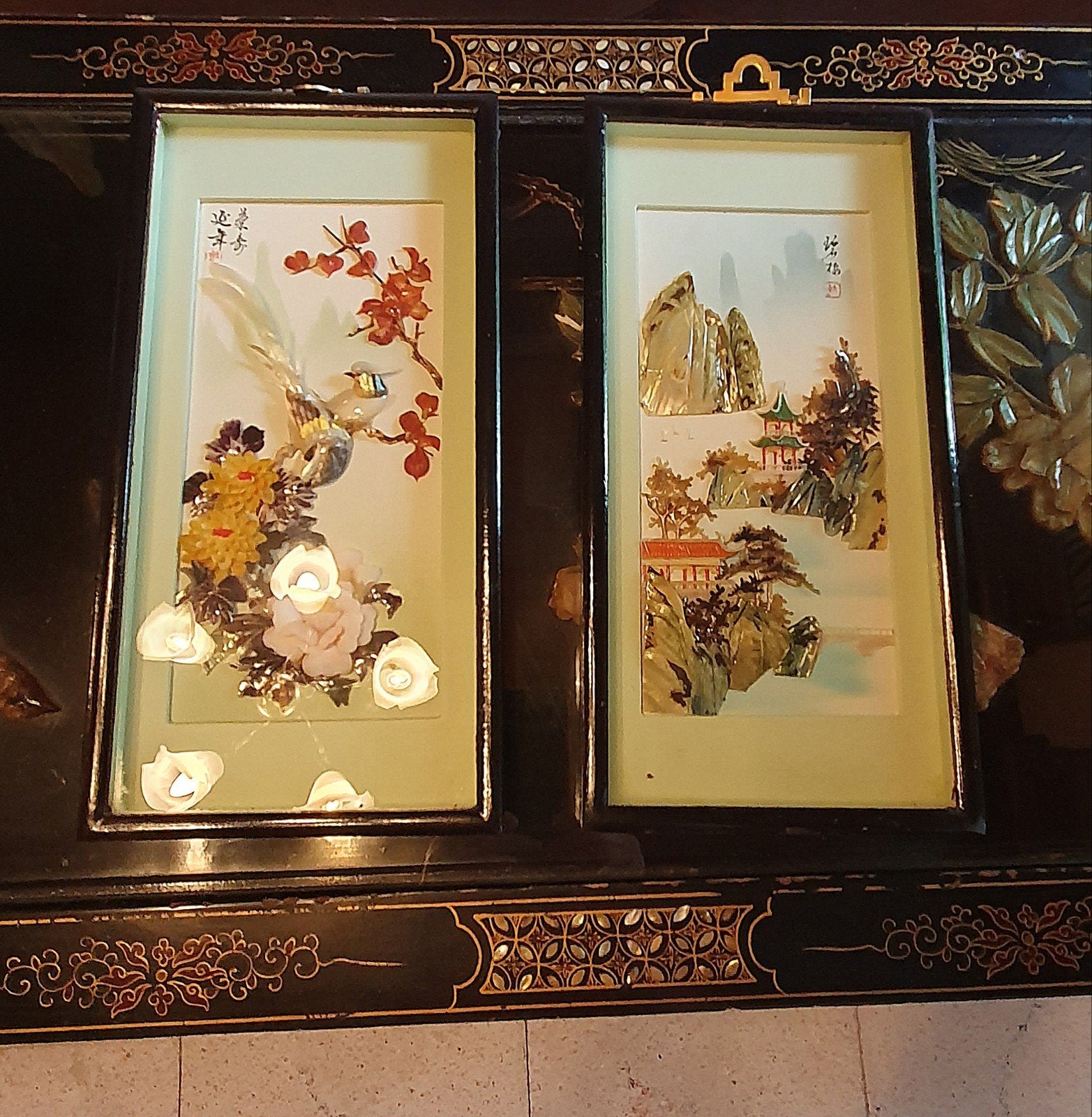 2 chinese kaders, Ophalen