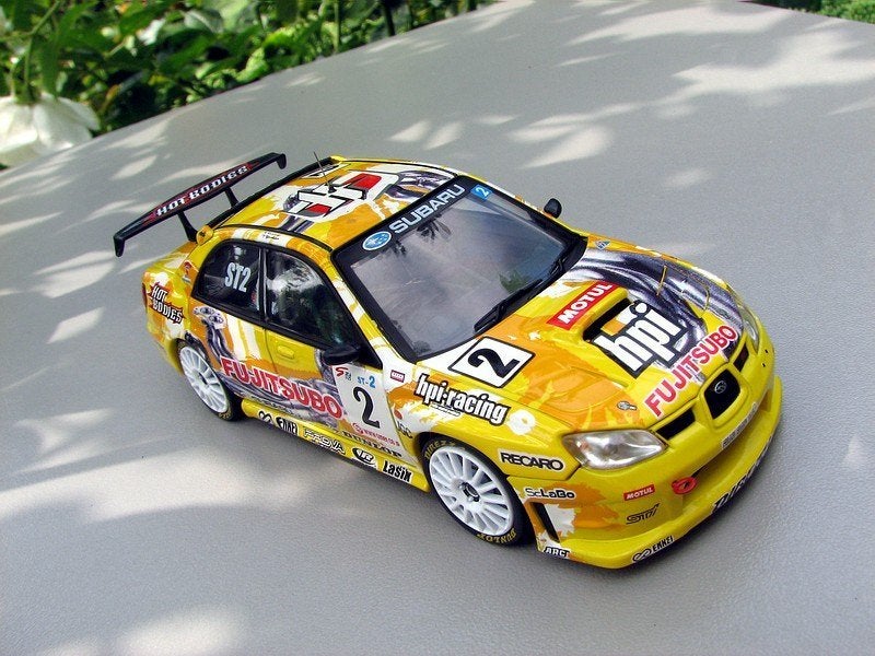 Subaru Impreza #2 Super Taikyu 2006 - HPI 1:43, Hobby & Loisirs créatifs, Enlèvement ou Envoi, Comme neuf, Voiture