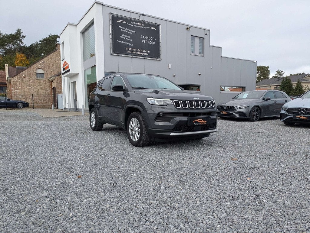 Jeep Compass 1.3 T4 4x4 PHEV | FACELIFT | CAMERA | LEER |, Auto's, Jeep, Bedrijf, Te koop, Compass, 4x4, ABS, Adaptive Cruise Control