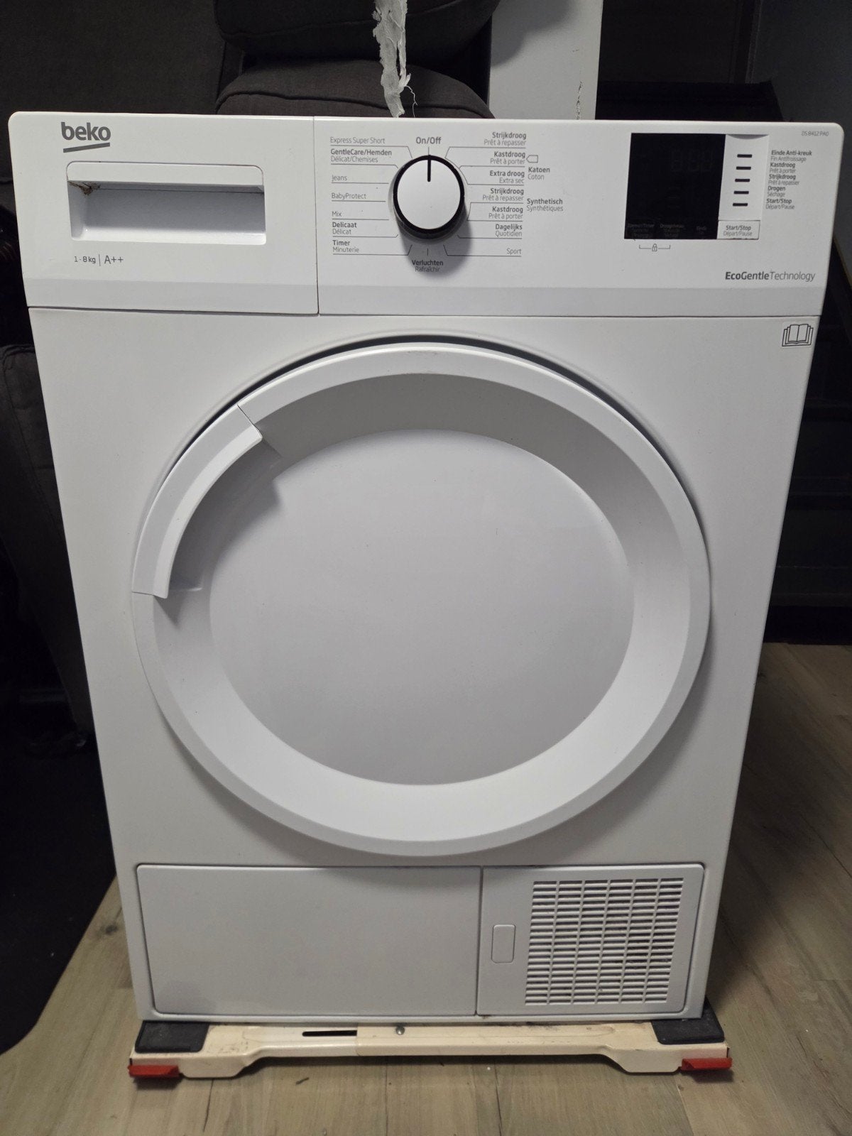 beko warmtepompdroger DS8412PAO, Elektronische apparatuur, Ophalen, 8 tot 10 kg, Voorlader, Niet werkend