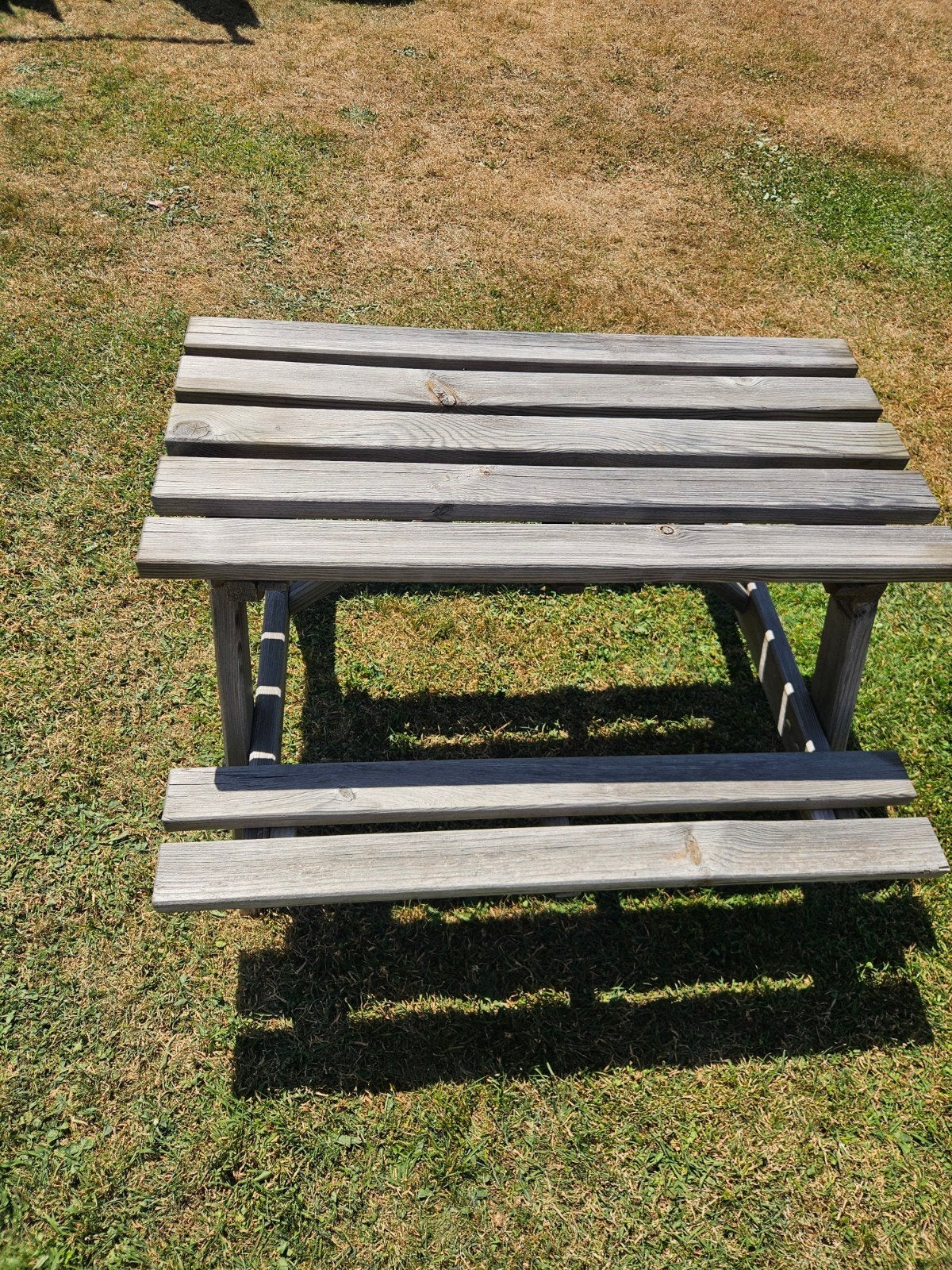 Picknick tafel, Ophalen