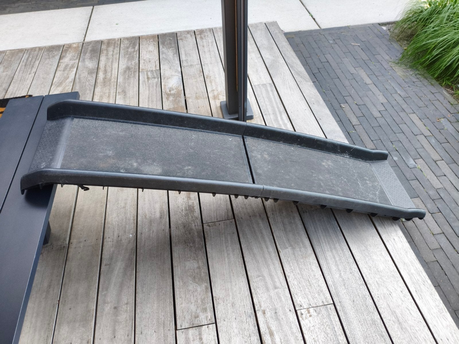 opplooibare loopbrug loopplank voor honden., Ophalen
