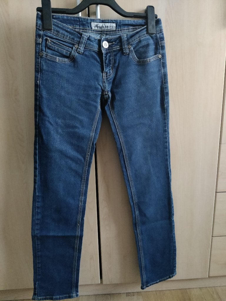 dames jeansbroeken, Kleding | Dames, Ophalen of Verzenden, Gedragen, Blauw