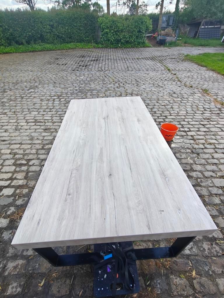 Tafel 180cm eiklook, Tuin en Terras, Ophalen
