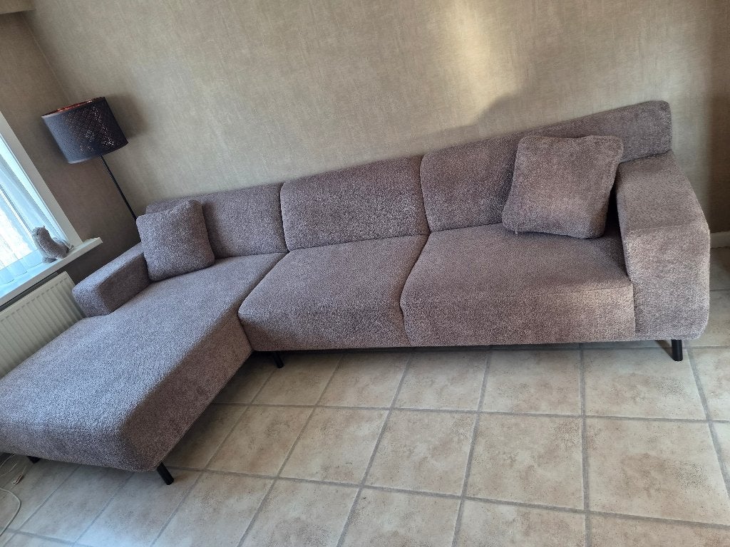 Hoeksalon, Huis en Inrichting, Ophalen, Zo goed als nieuw, Stof