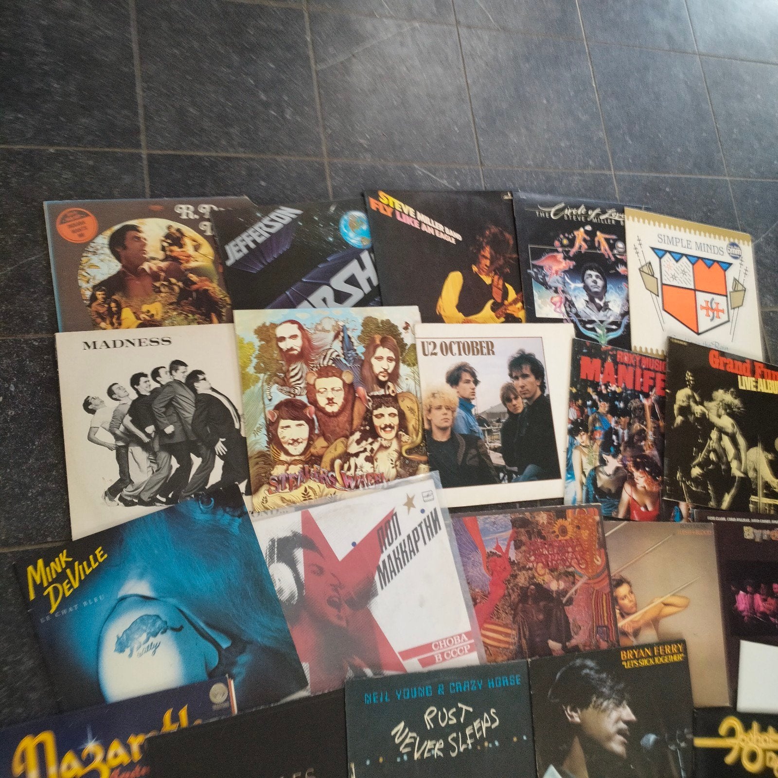 Lp verzameling lot 170 lp's elpees rock pop seventies 80's, Ophalen