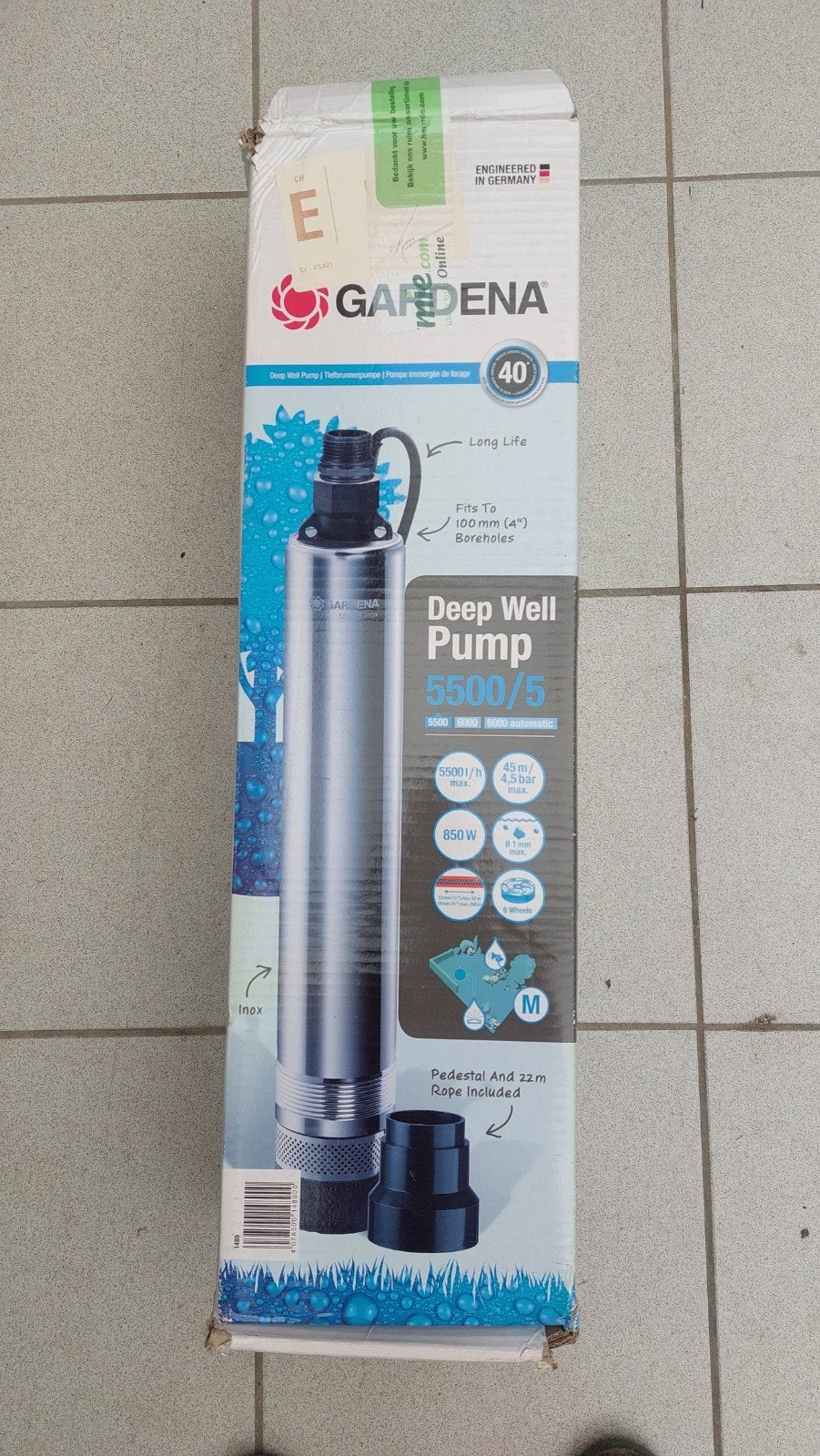 Pompe submersible Gardena 5500/5, Jardin & Terrasse, Enlèvement, Neuf, Électrique, Pompe à eaux claires