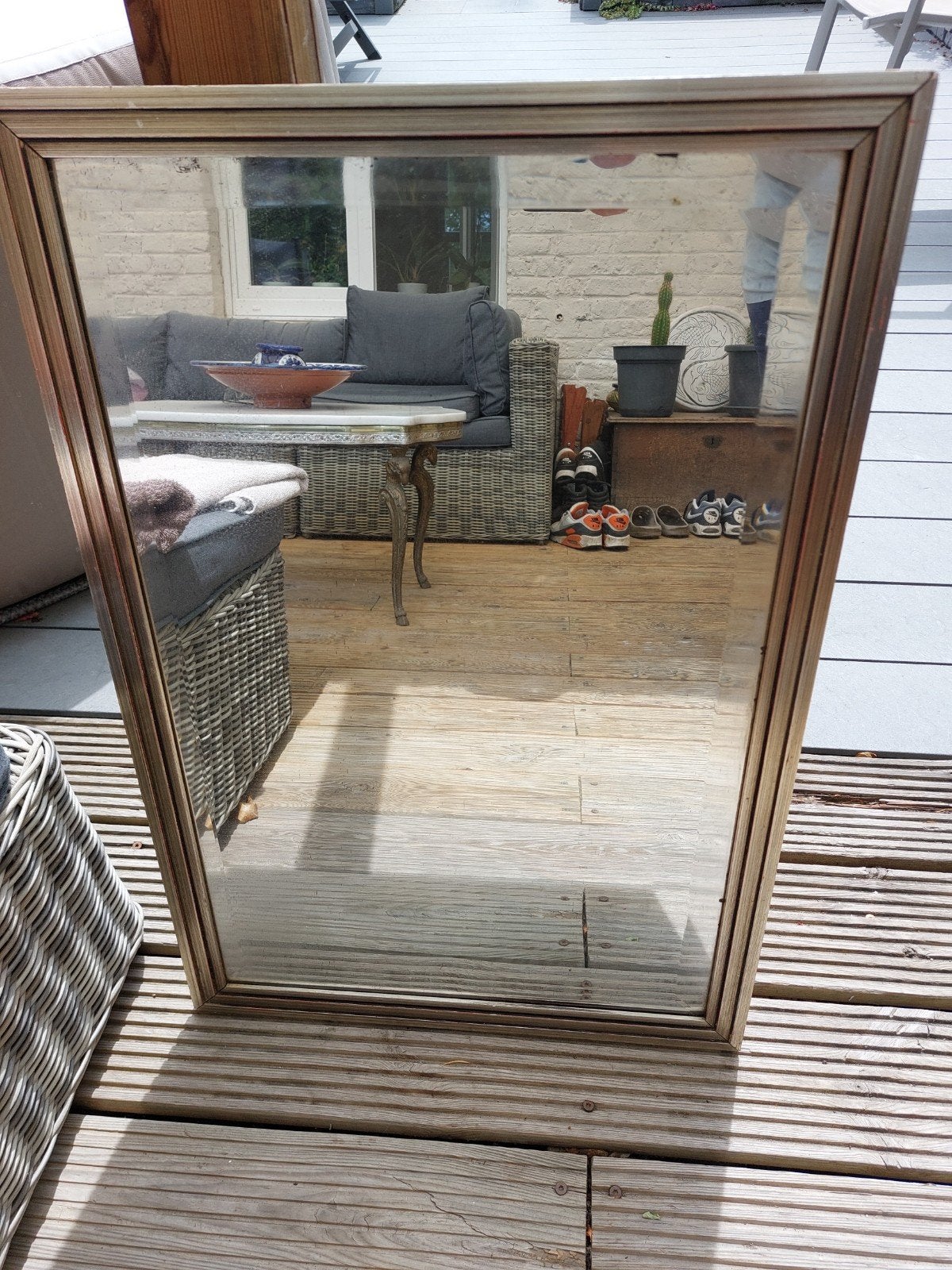 Miroir ancien, Maison & Meubles, Accessoires pour la Maison | Miroirs, Enlèvement