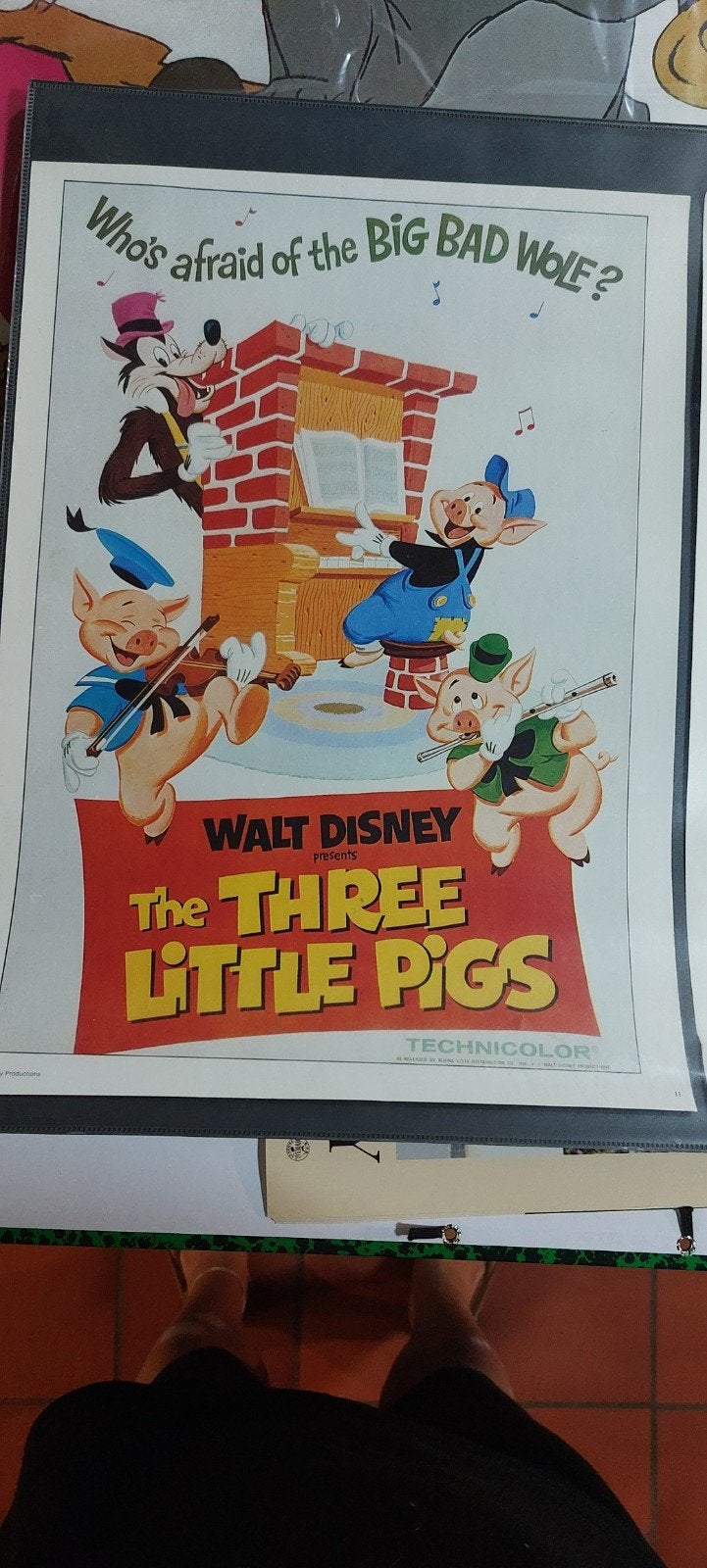 Reproductie Disney The Three Little pigs, Ophalen