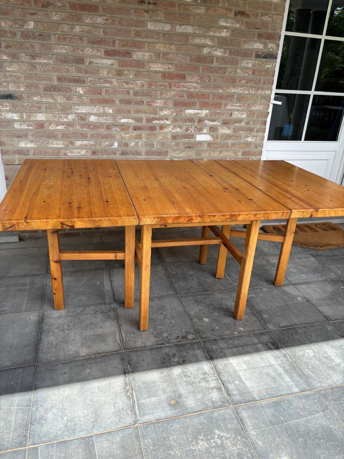 Tafel De Zandbank, Ophalen, Gebruikt