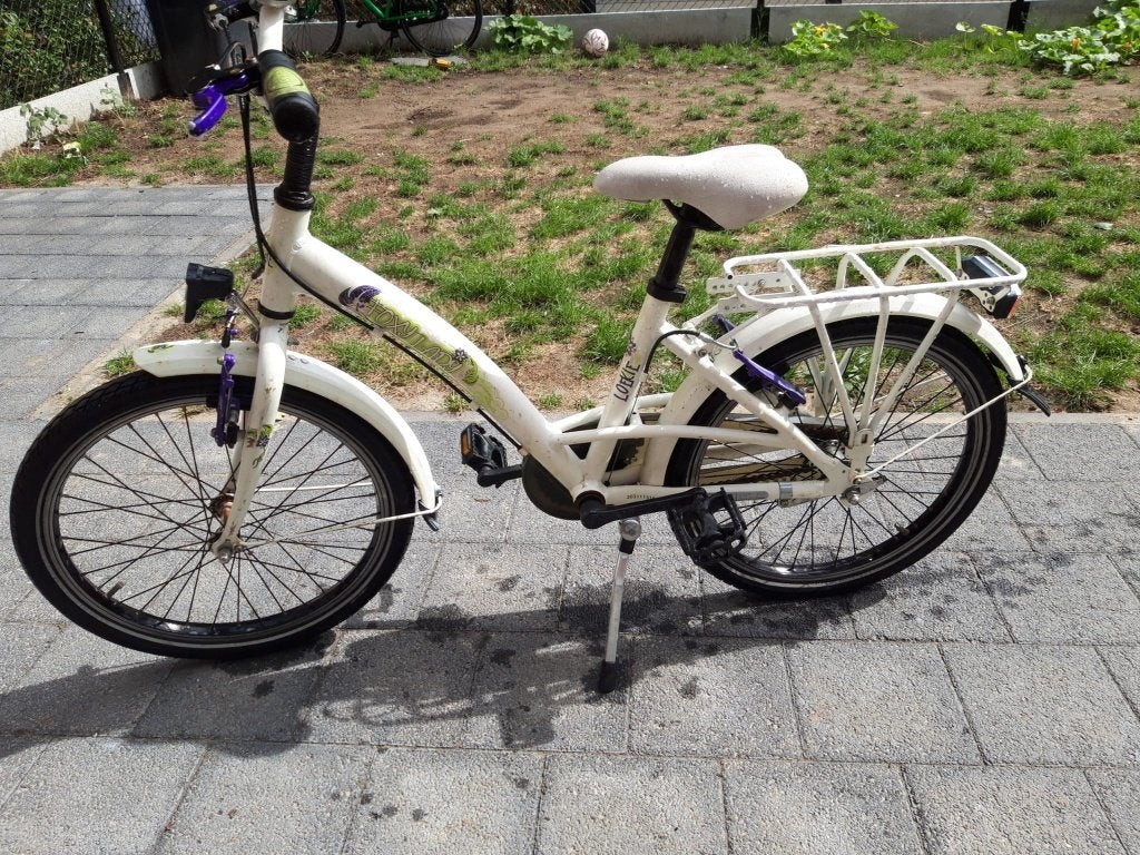 Kinderfietsen, Fietsen en Brommers, Ophalen, 20 inch of meer, Zijwieltjes, B-TWIN