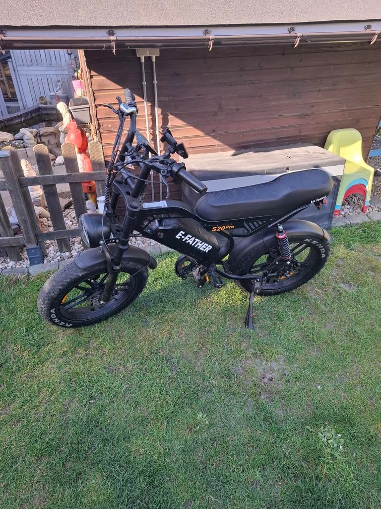 Fatbike s20 pro black met 2 onderhoudsbeurten aan huis, Fietsen en Brommers, Ophalen