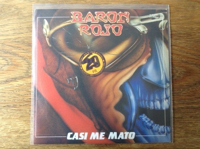 single baron rojo, Cd's en Dvd's, Vinyl Singles, Beschermende buitenhoes, Fotohoes, Originele persing, Single, 1980 - 1989, Rock en Metal