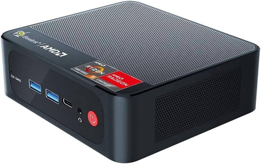 Beelink SER5 5560U Mini PC, Zo goed als nieuw, SSD, 16 GB, AMD Ryzen 5