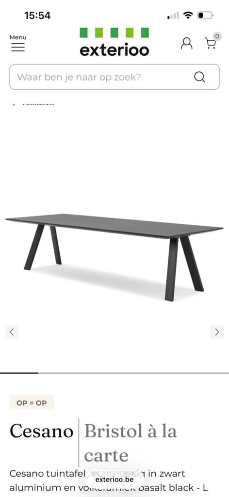 Tafel , BRISTOL + 8 stoelen BRISTOL+ 8 kussens., Enlèvement, Comme neuf, Rectangulaire, Aluminium