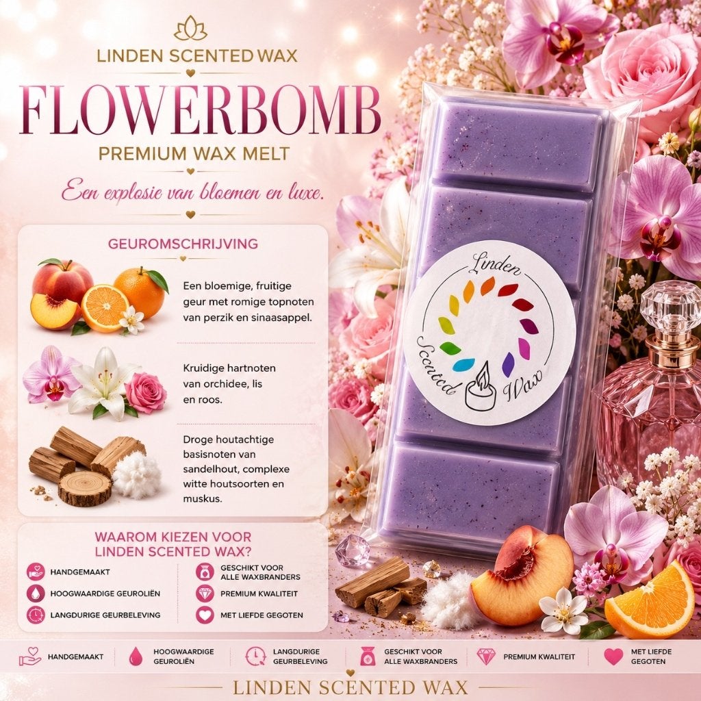 Cire de parfum Waxmelts FLOWERBOMB à fondre à la main, Enlèvement ou Envoi, Neuf, Cire, Bougie