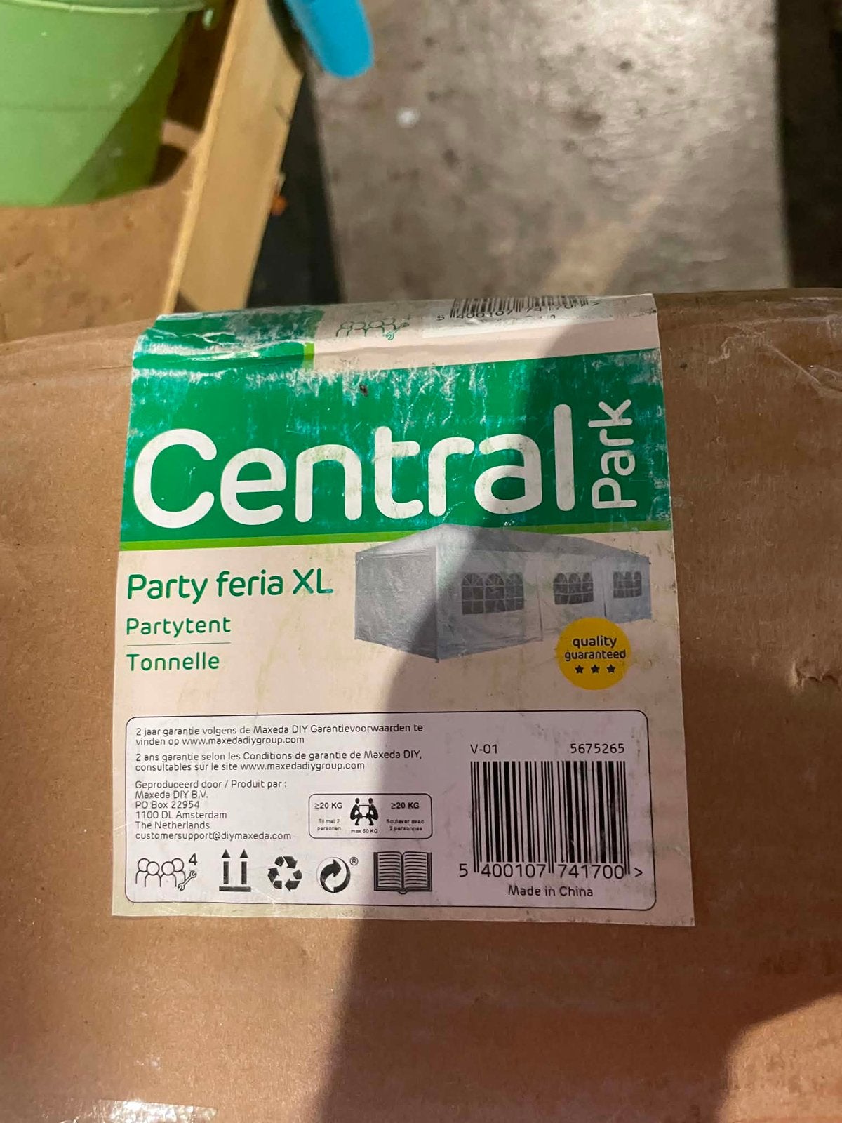 Tonnelle, Jardin & Terrasse, Neuf, Tente de réception, Pliable, Moins de 4 mètres